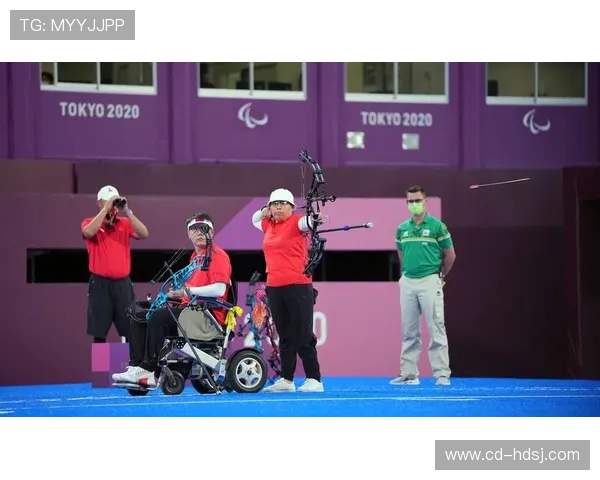 全运会射箭复合弓混合团体四分之一决赛激战正酣，争夺激烈